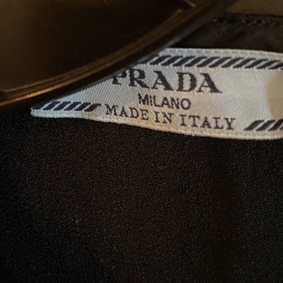 New with tags Prada black detailed blouse sz 46 - Picture 7 of 10